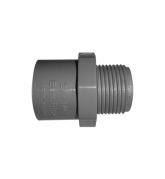 Nối thẳng ren ngoài uPVC